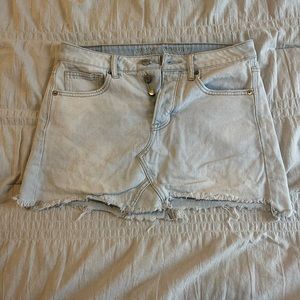 American eagle jean skirt